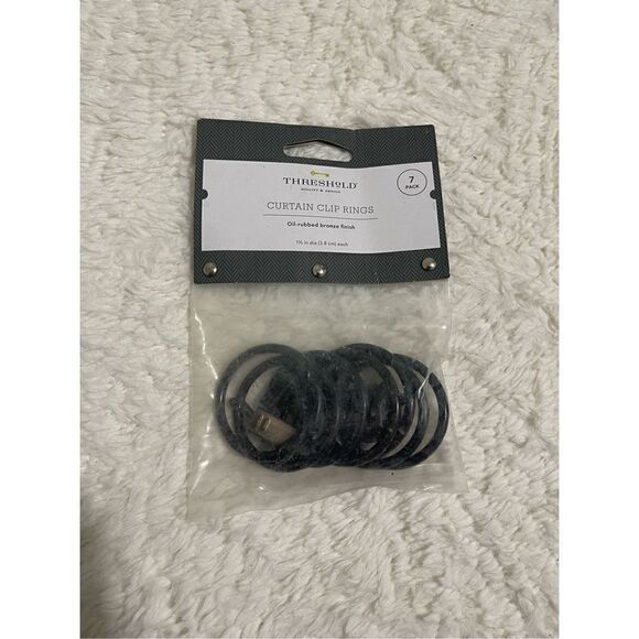 Threshold Curtain Clip Rings  - Picture 1 of 2